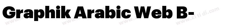 Graphik Arabic Web B字体转换 Graphik Arabic Web B字体转换